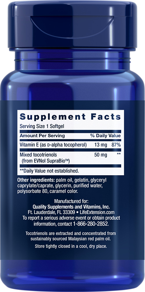 Super Absorbable Tocotrienols Vitamin E for Health