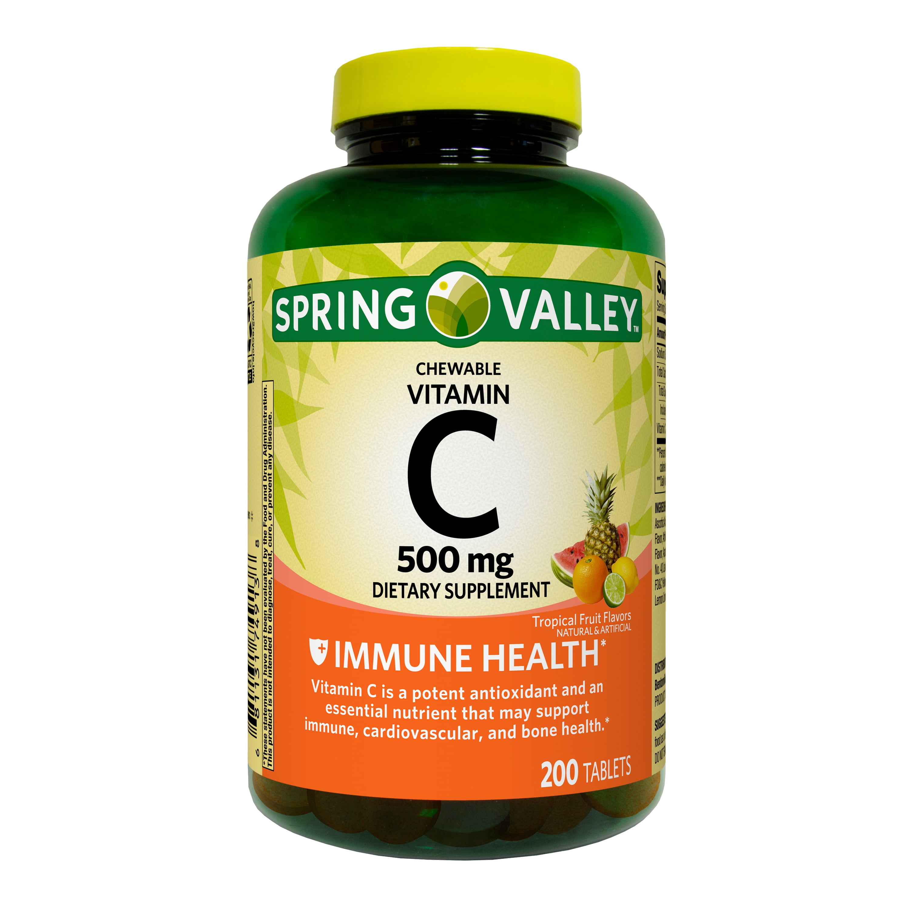 Spring Valley Vitamin C Chewable Tropical Fruit Tablets