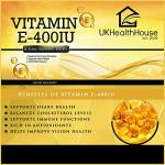 Vitamin E 400iu Softgel Capsules - 240 Count