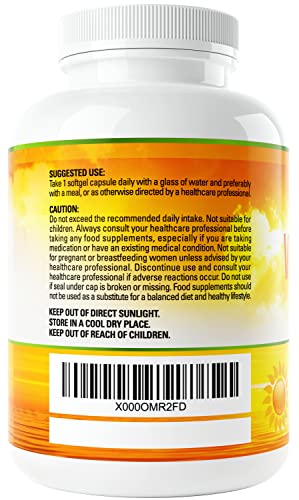 Maximum Strength Vitamin D3, 4,000 IU, 365 Softgels