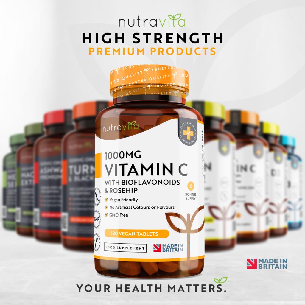 Vitamin C 1000mg with Bioflavonoids - 180 Tablets