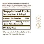 Solgar Vitamin E 400 IU Softgels - 100 Count
