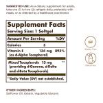 Solgar Vitamin E 200 IU Softgels - 100 Count