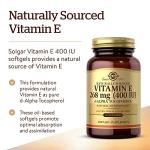 Solgar Vitamin E 400 IU Softgels - 100 Count