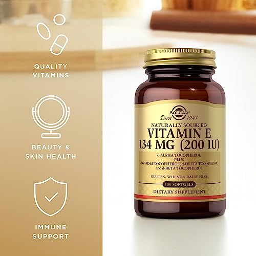 Solgar Vitamin E 200 IU Softgels - 100 Count