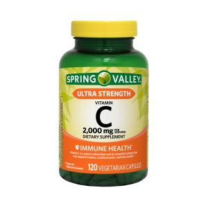 Spring Valley Ultra Strength Vitamin C 2000 mg 120 Ct