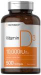 High Potency Vitamin D3 10000 IU Softgels