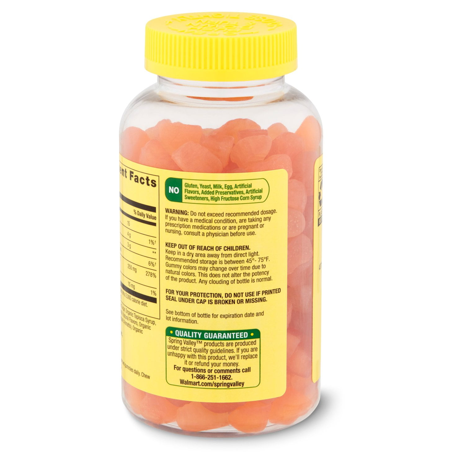 Spring Valley Vitamin C Gummies, Immune Support, 150 Count