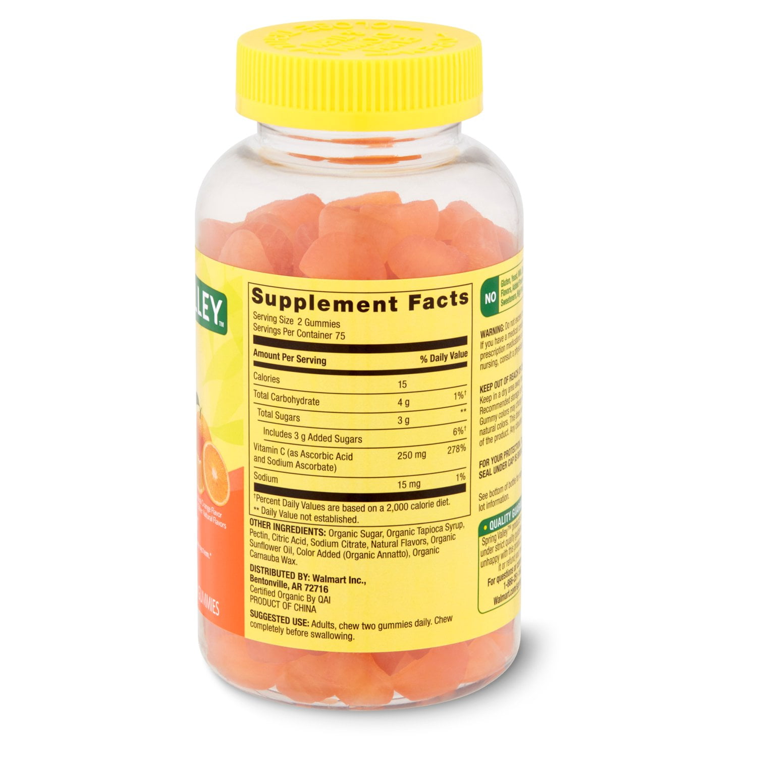 Spring Valley Vitamin C Gummies, Immune Support, 150 Count