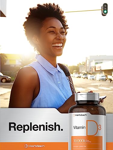 High Potency Vitamin D3 10000 IU Softgels