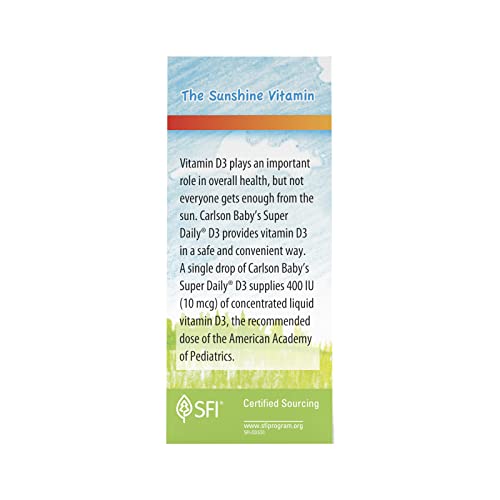 Carlson Labs Baby's Super Daily D3 400 IU