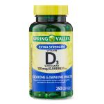 Spring Valley Vitamin D3 Softgels 5,000 IU, 250 Count