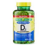 Spring Valley Vitamin D3 Softgels, 125 mcg, 400 Count