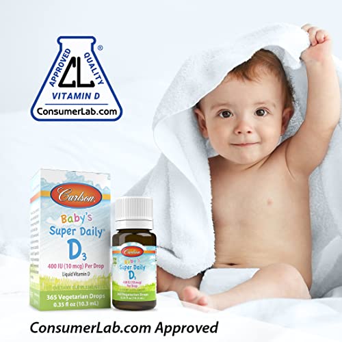 Carlson Labs Baby's Super Daily D3 400 IU
