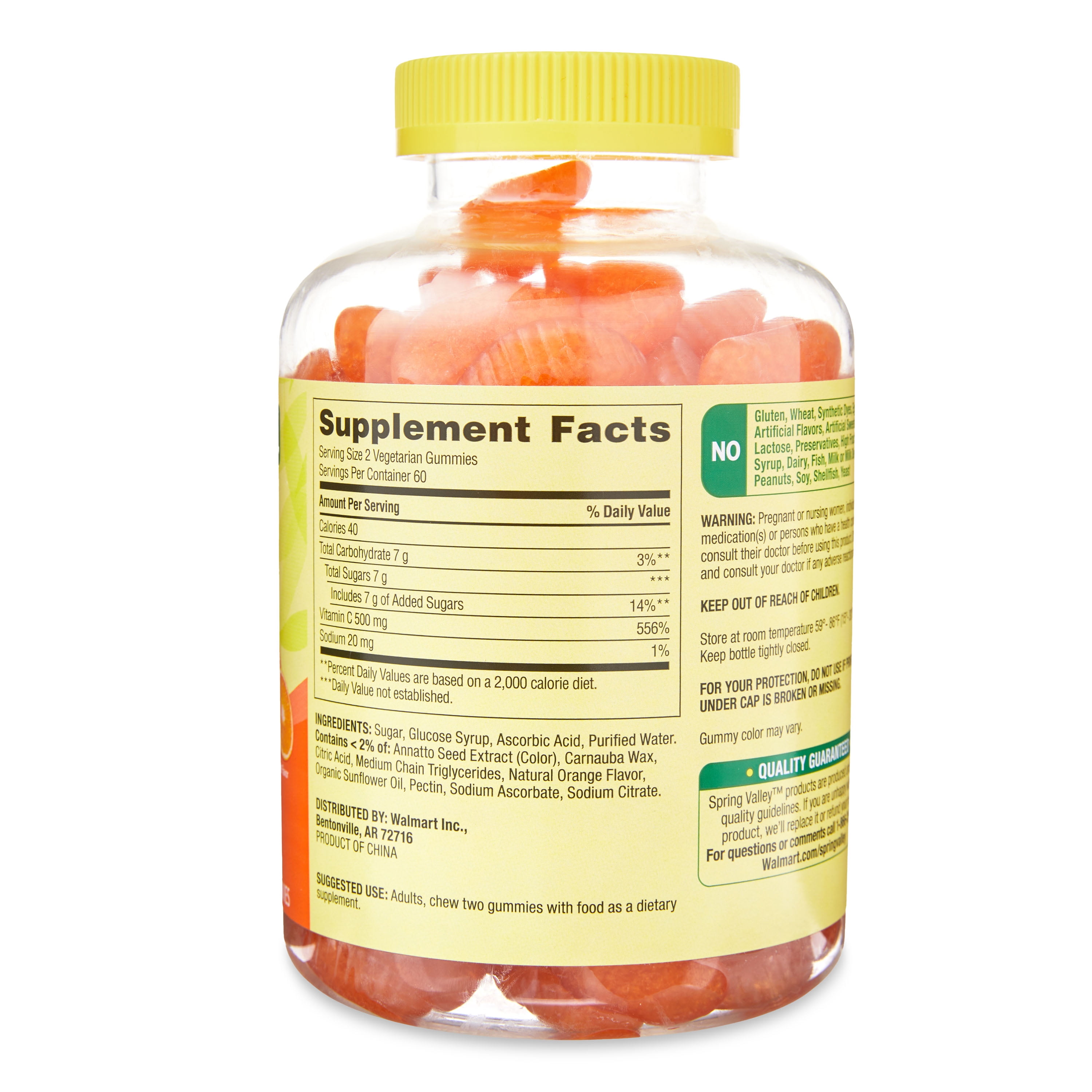 Spring Valley Extra Strength Vitamin C Gummies, 500 mg