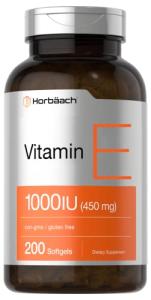 Vitamin E 1000 IU Softgels, 200 Count