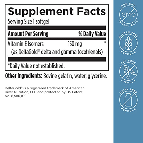 Annatto-E Tocotrienols 150mg Vitamin E Supplement