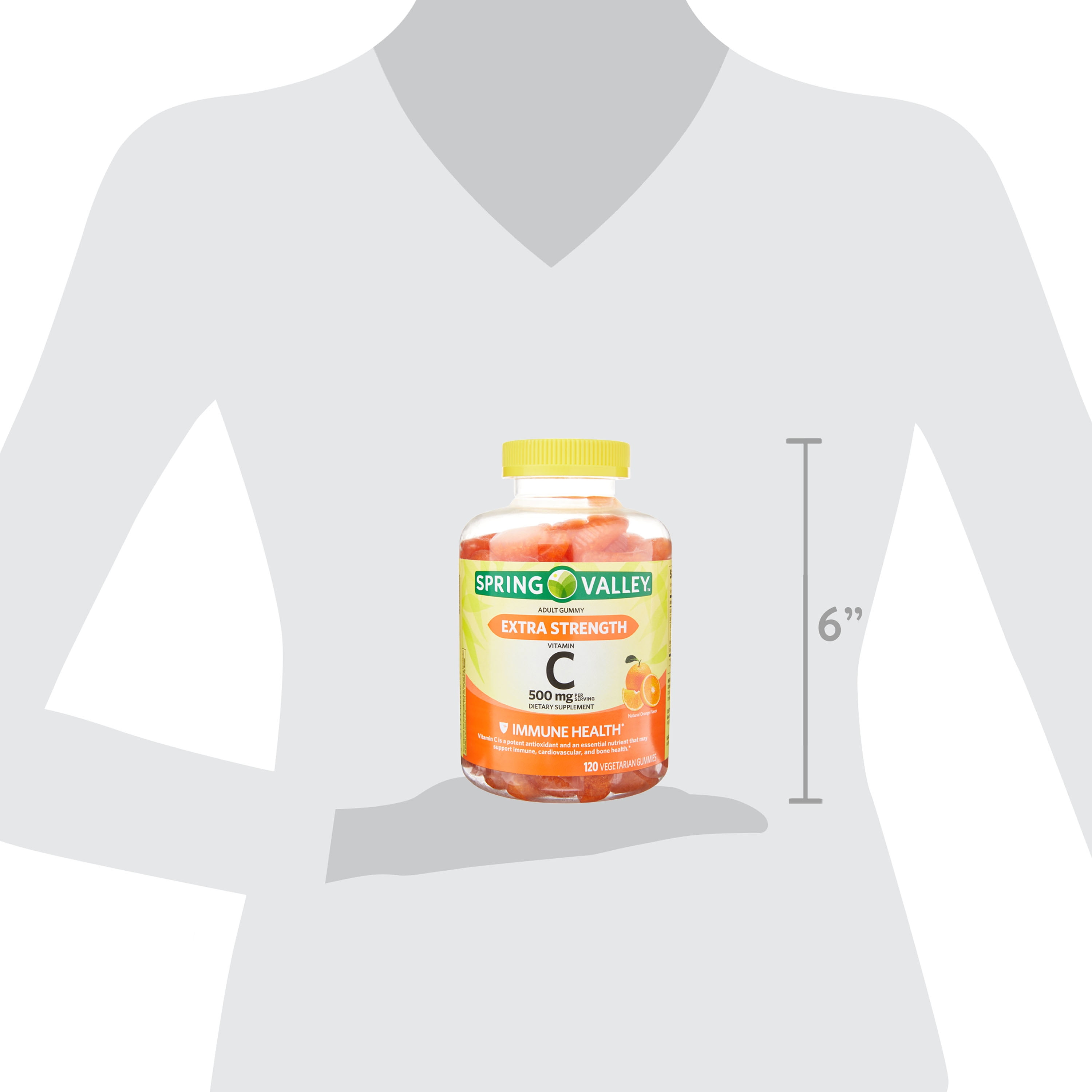 Spring Valley Extra Strength Vitamin C Gummies, 500 mg