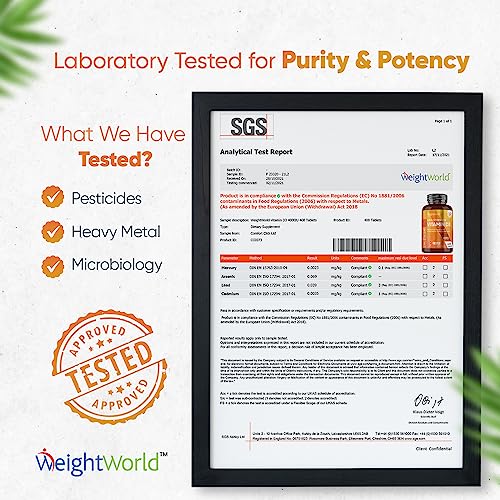 Vitamin D3 4000 IU - 400 Tablets for Strong Immunity