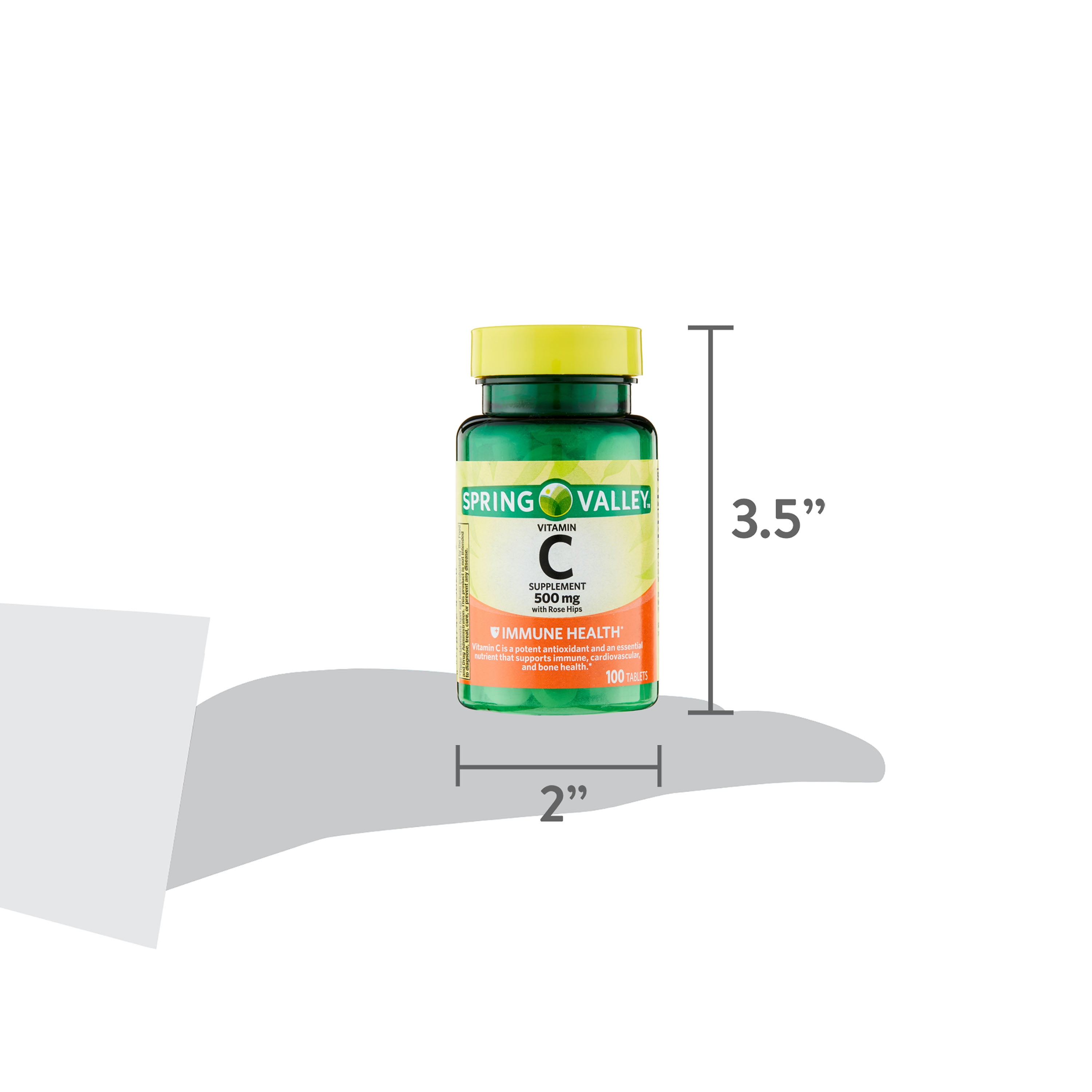 Spring Valley Vitamin C with Rose Hips, 500 mg