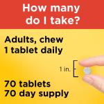 Nature Made Chewable Vitamin C 500 mg, 70 Tablets