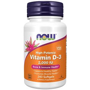 NOW Vitamin D-3 2000 I.U. for Structural Support