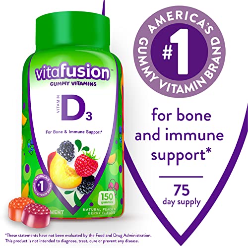 Vitafusion Vitamin D3 Gummies, 150 Count