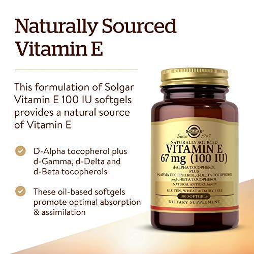 Vitamin E 67 MG Softgels - 100 Count