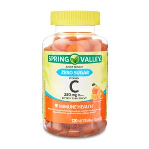 Spring Valley Sugar-Free Vitamin C Gummies, 120 Count