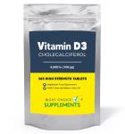 High Strength Vegetarian Vitamin D3 4000 IU Tablets