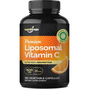 NutriPeeps Liposomal Vitamin C 1600mg Capsules