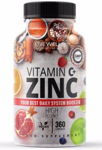 High-Potency Vitamin C and Zinc for Immunity