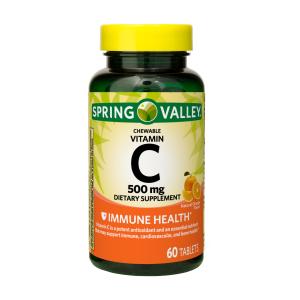 Spring Valley Chewable Vitamin C Tablets, 500 mg