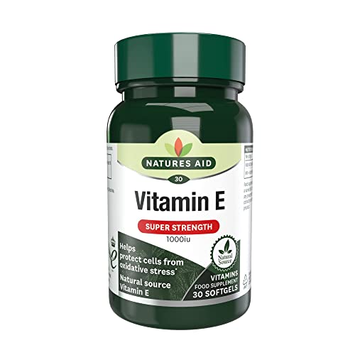 Nature's Aid Vitamin E 1000 IU Capsules
