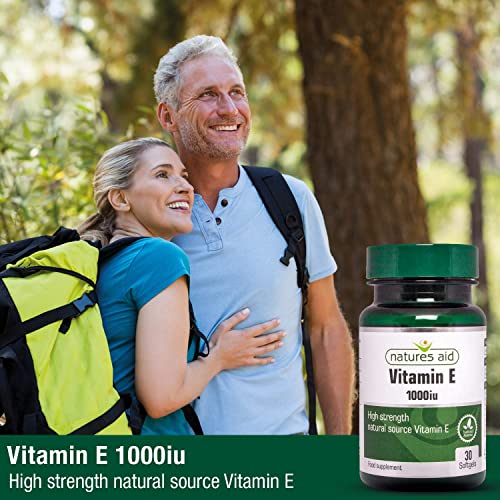 Nature's Aid Vitamin E 1000 IU Capsules