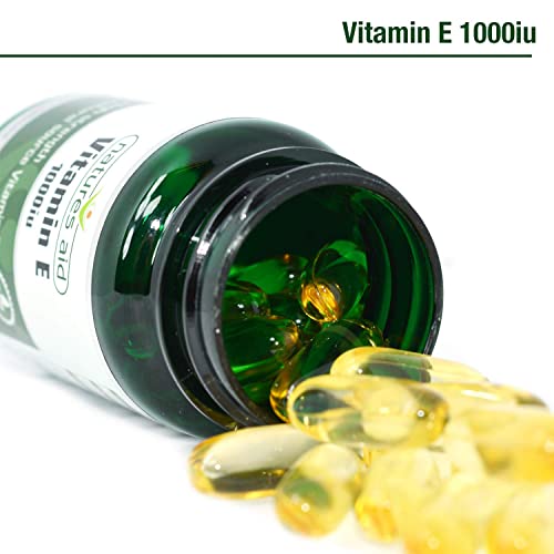 Nature's Aid Vitamin E 1000 IU Capsules