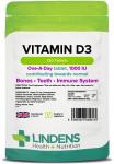 Lindens Vitamin D3 1000IU - 120 Tablets