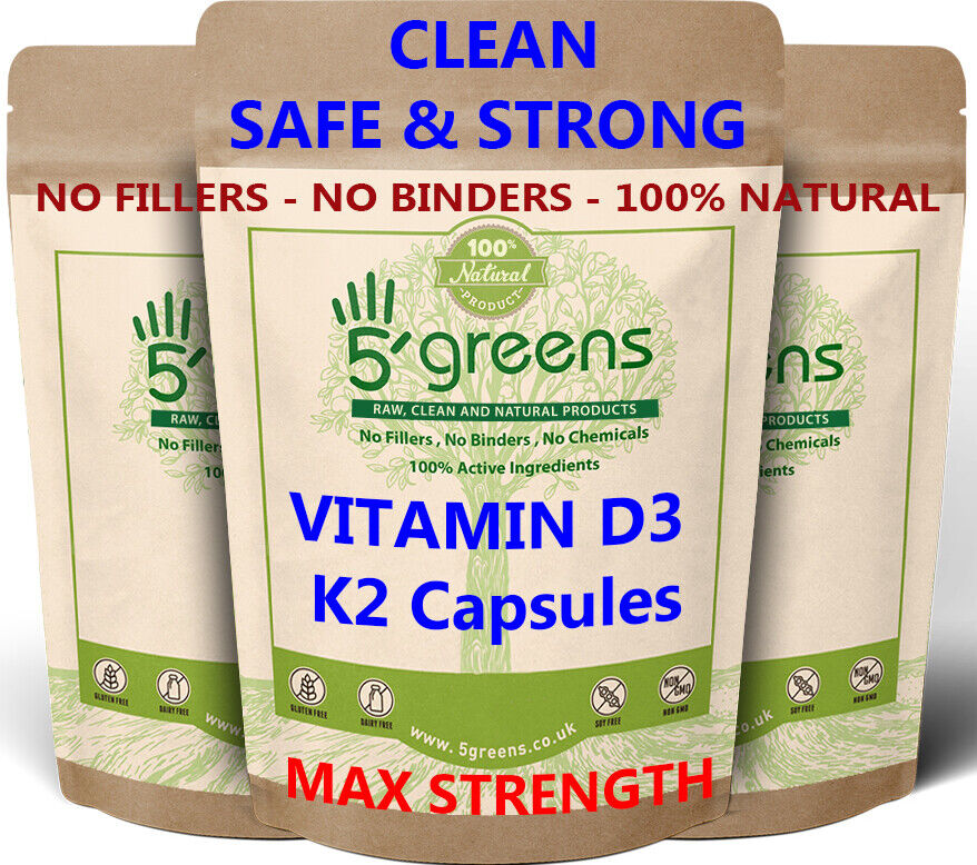 Vitamin D3 10,000 IU + K2 450mcg Supplement