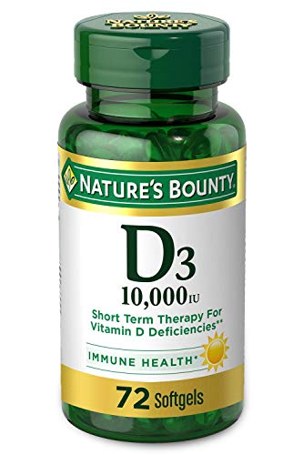 Nature's Bounty Vitamin D3 10,000 IU Softgels