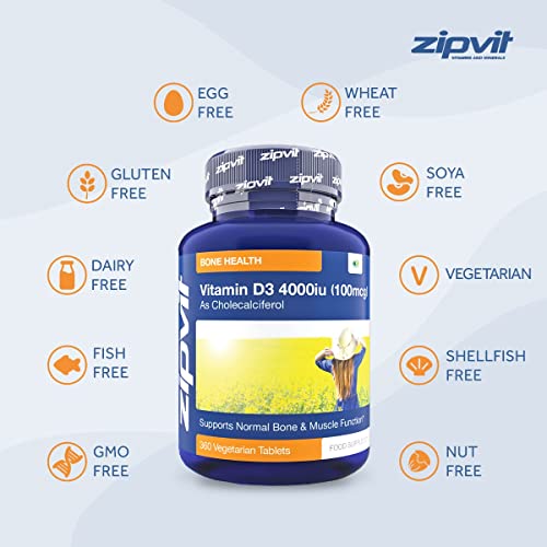 Zipvit Vitamin D3 4000iu - 360 Tablets