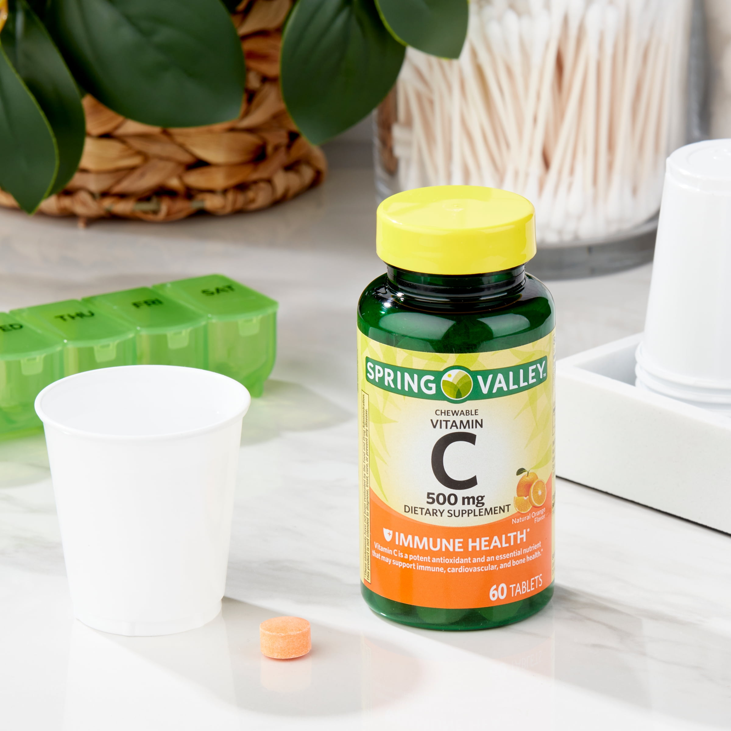 Spring Valley Chewable Vitamin C 500 mg - 2 Pack