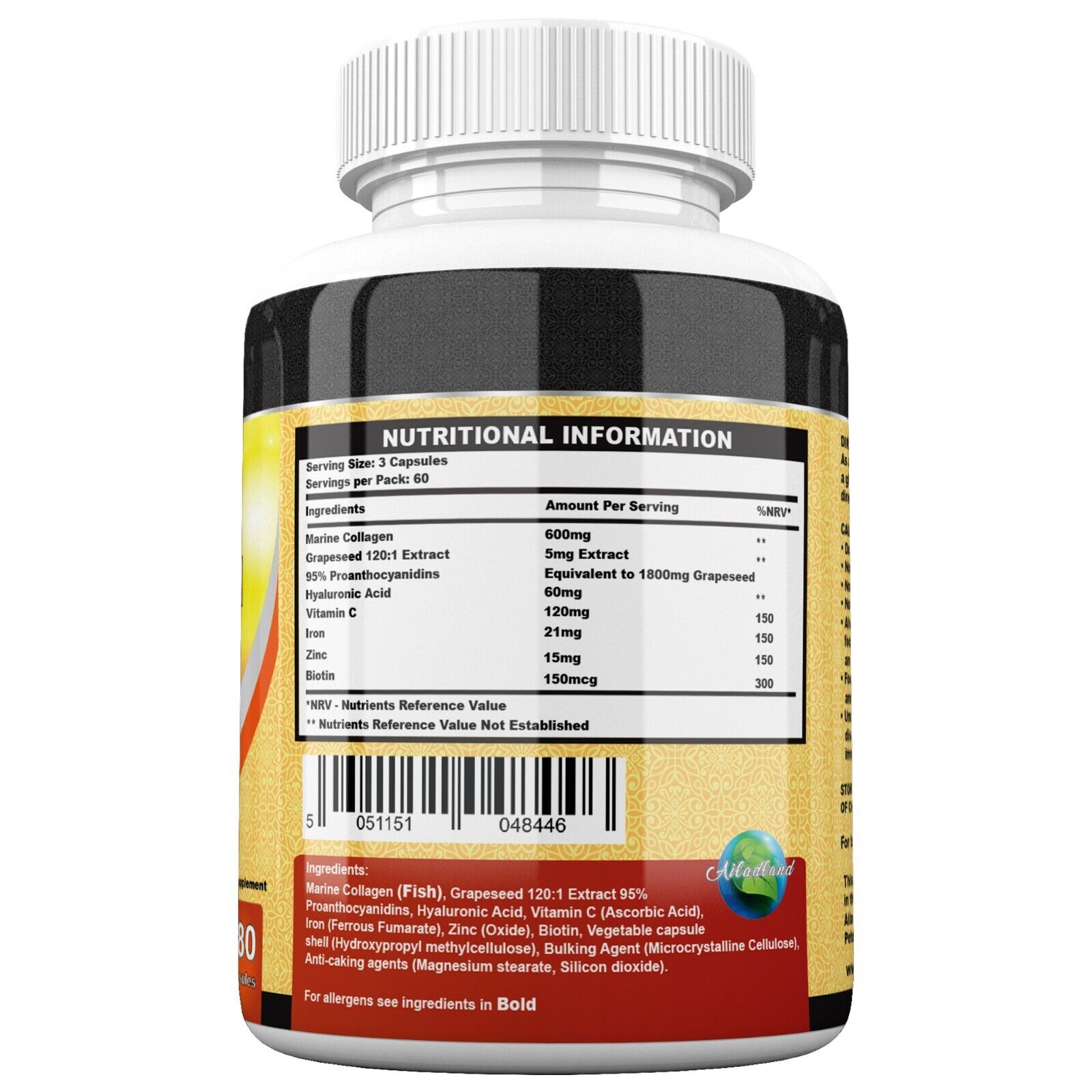 Marine Collagen Complex with Hyaluronic Acid & Vitamin C