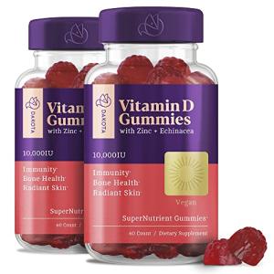 Vegan Vitamin D3 Gummies with Zinc & Echinacea