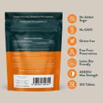 Vitamin D3 4000IU Supplements - 365 Tablets