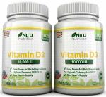 Vitamin D3 10,000 IU - 365 Softgel Capsules