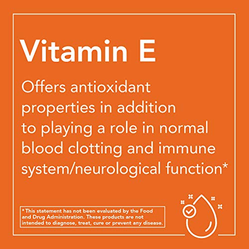 Now Foods Vitamin E 400 IU Softgels, 250 Count