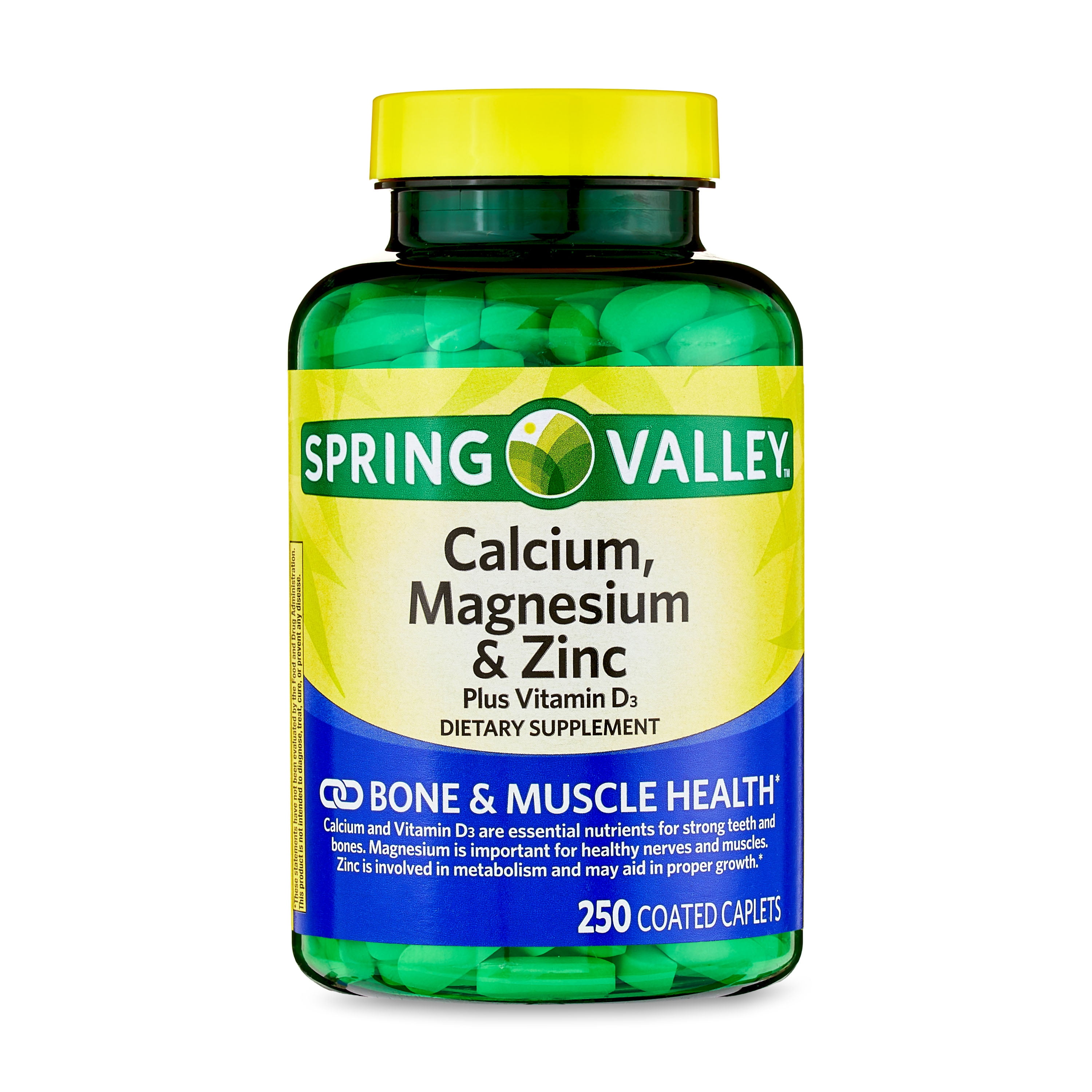 Calcium, Magnesium, Zinc, & Vitamin D3 Caplets