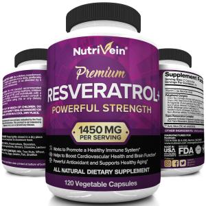 Nutrivein Resveratrol 1450mg - Antioxidant & Immune Support