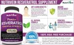 Nutrivein Resveratrol 1450mg - Antioxidant & Immune Support