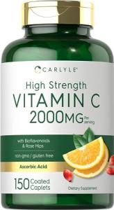 Carlyle Vitamin C 2000mg with Rose Hips 150 Caplets
